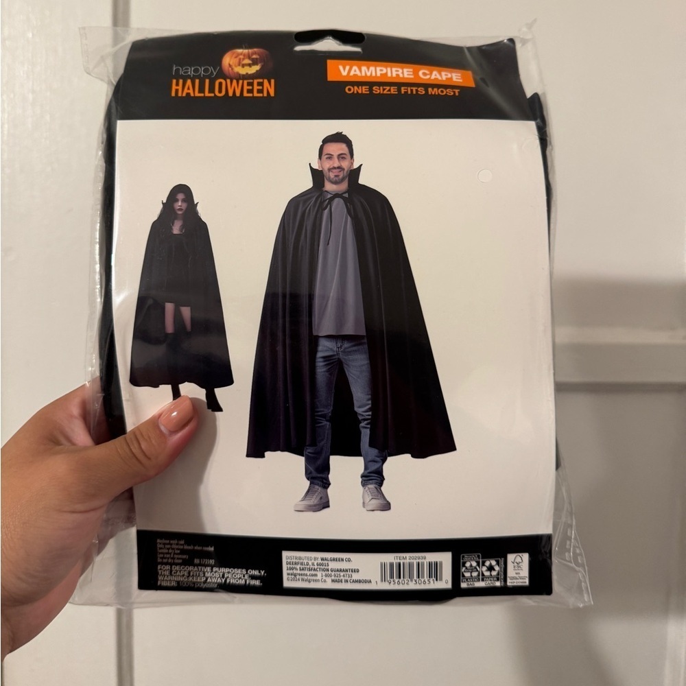 Vampire cape costume